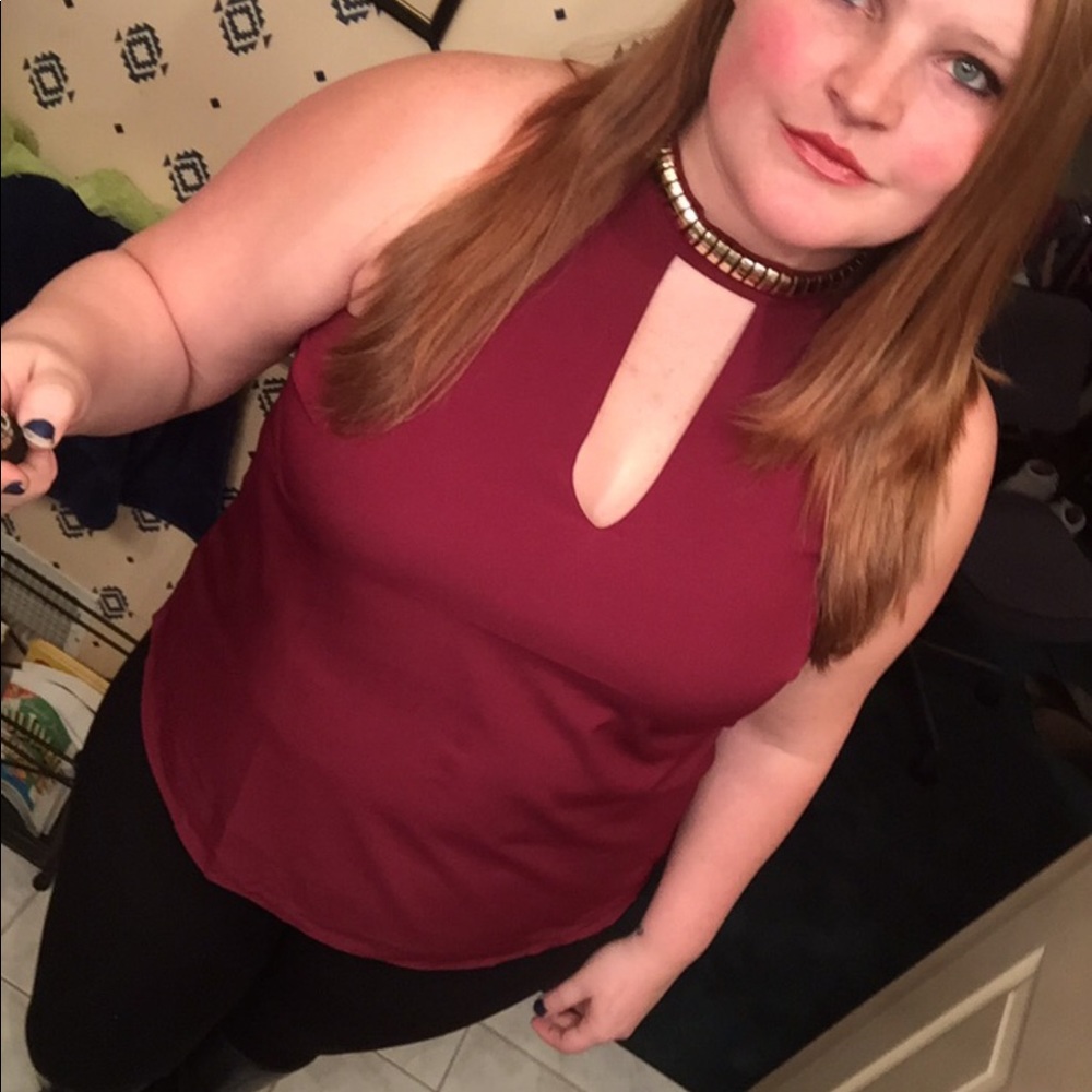Charlotte Russe sleeveless blouse